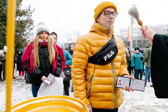 Освящение зачеток в Иванове