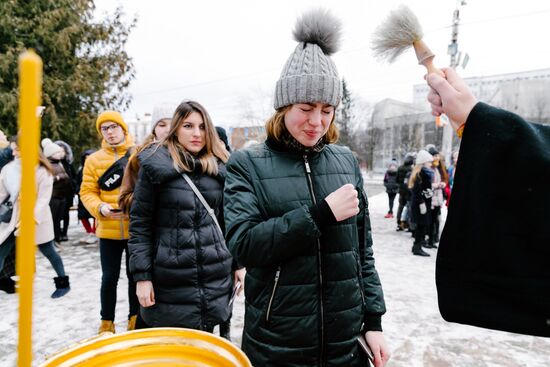 Освящение зачеток в Иванове