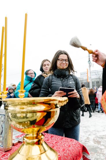 Освящение зачеток в Иванове