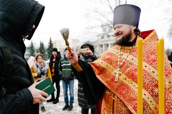 Освящение зачеток в Иванове
