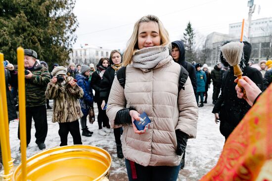 Освящение зачеток в Иванове