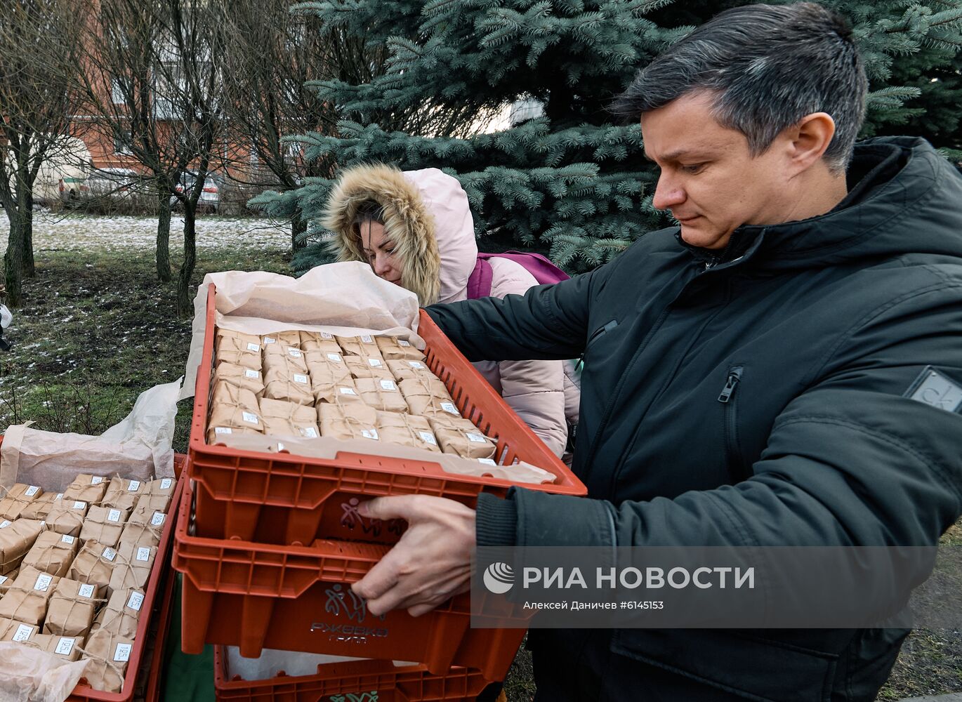 Всероссийская акция памяти "Блокадный хлеб" в Санкт-Петербурге