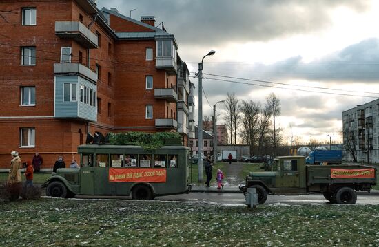 Всероссийская акция памяти "Блокадный хлеб" в Санкт-Петербурге