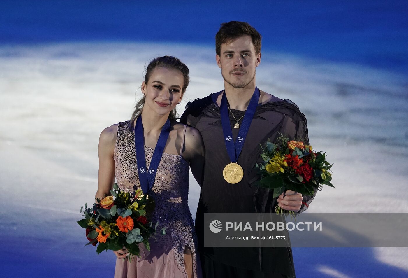 Фигурное катание. Чемпионат Европы. Танцы. Церемония награждения
