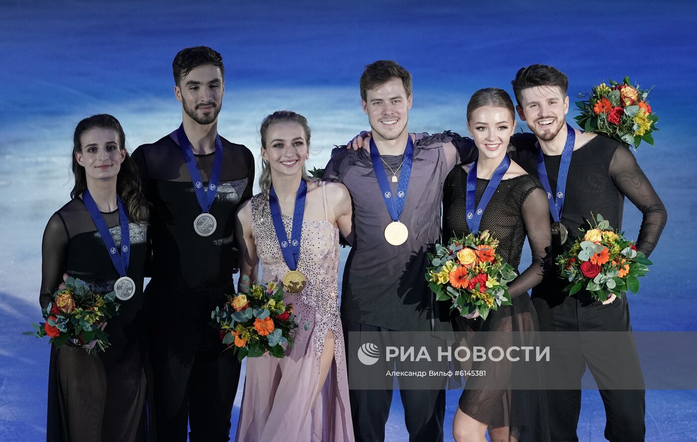 Фигурное катание. Чемпионат Европы. Танцы. Церемония награждения