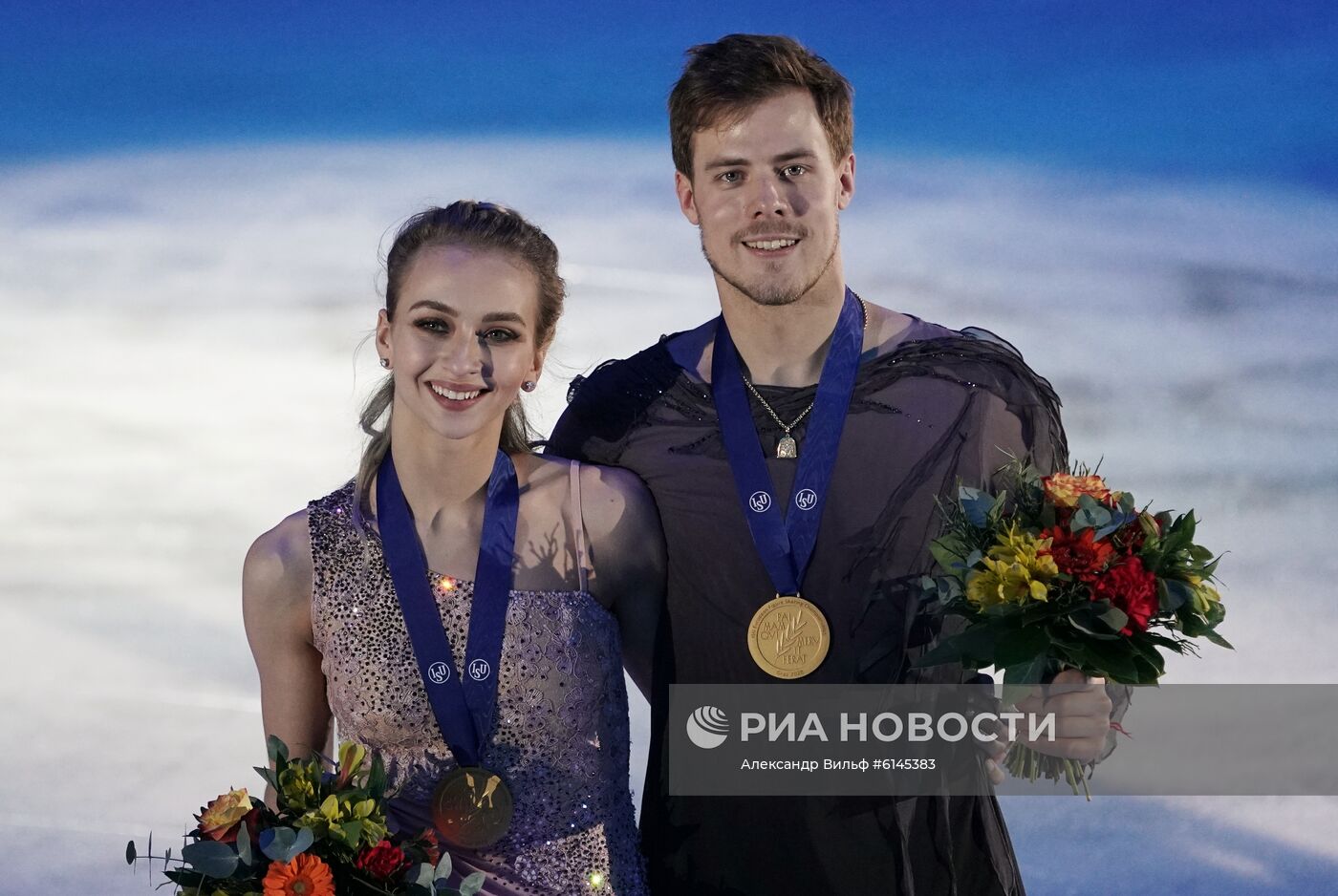Фигурное катание. Чемпионат Европы. Танцы. Церемония награждения