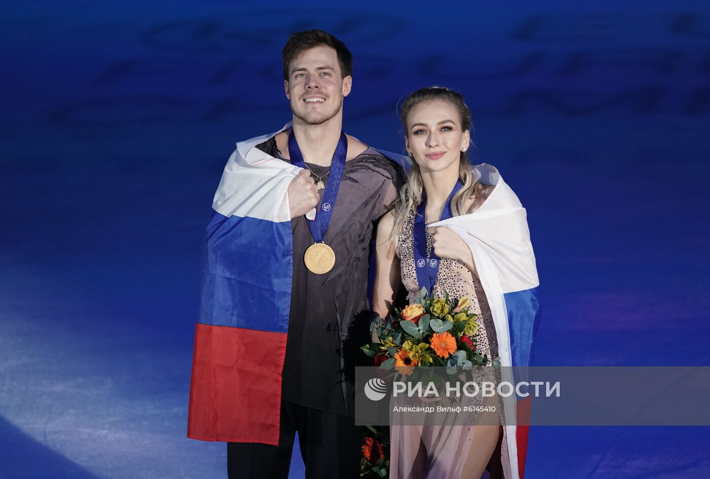 Фигурное катание. Чемпионат Европы. Танцы. Церемония награждения