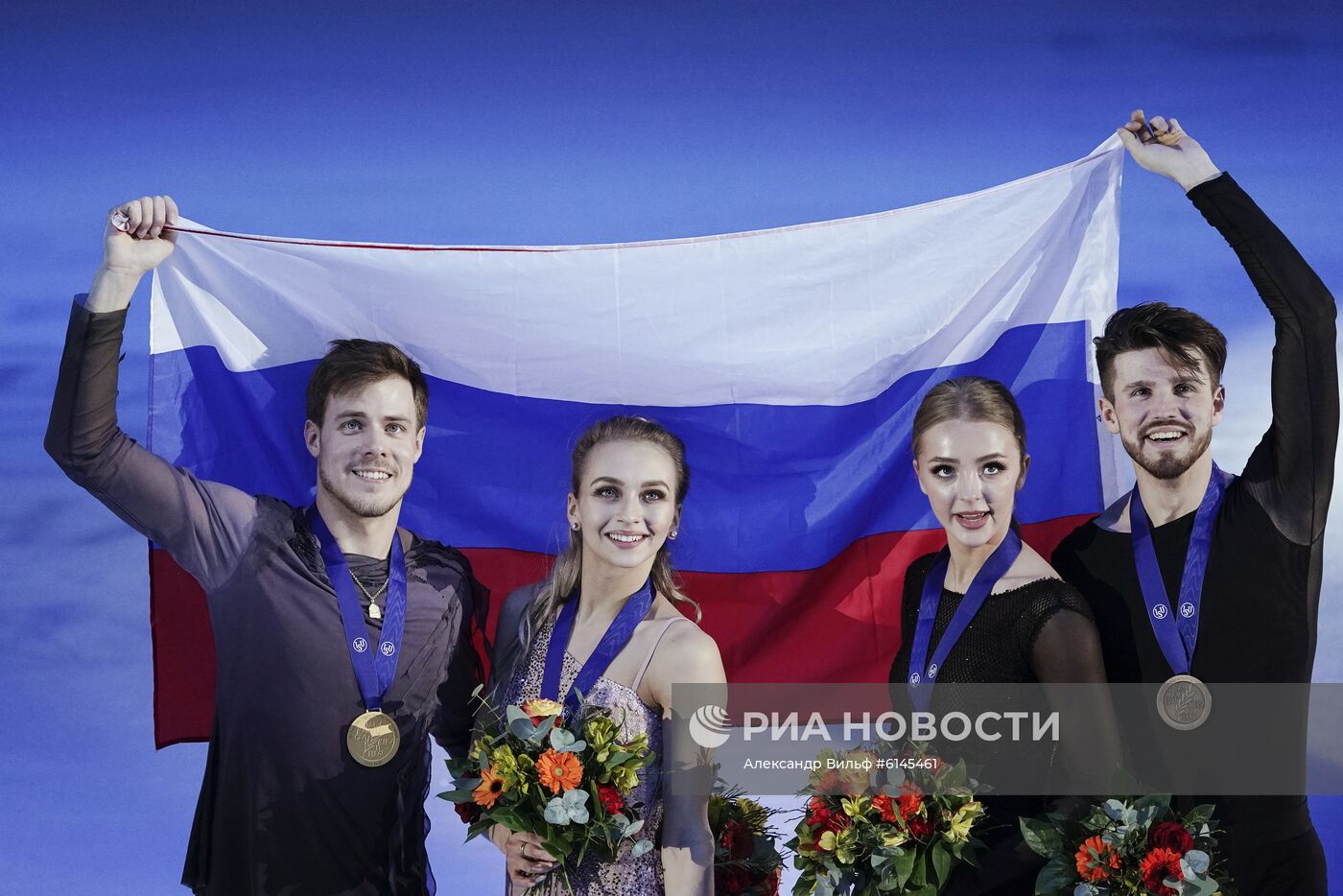 Фигурное катание. Чемпионат Европы. Танцы. Церемония награждения