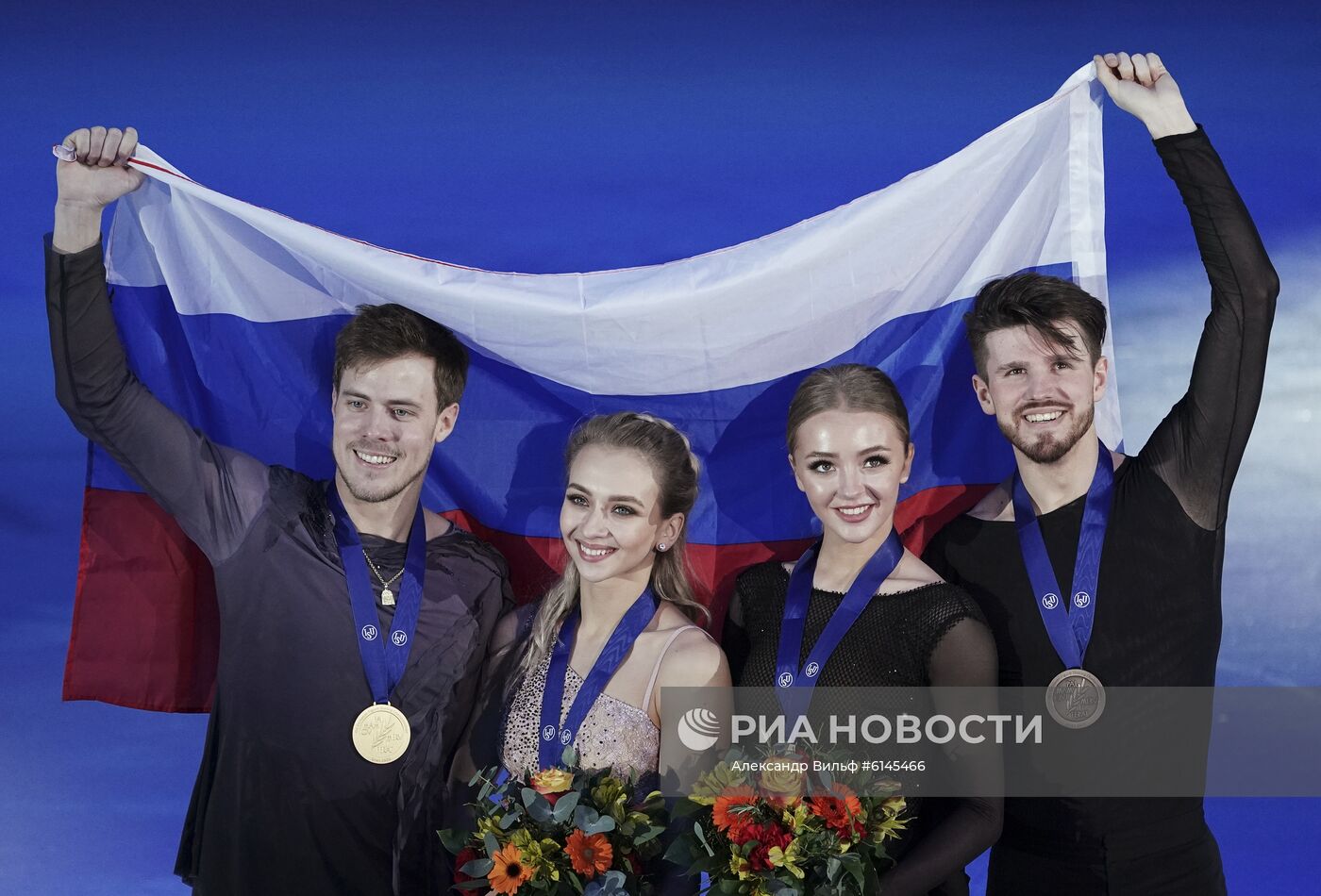 Фигурное катание. Чемпионат Европы. Танцы. Церемония награждения