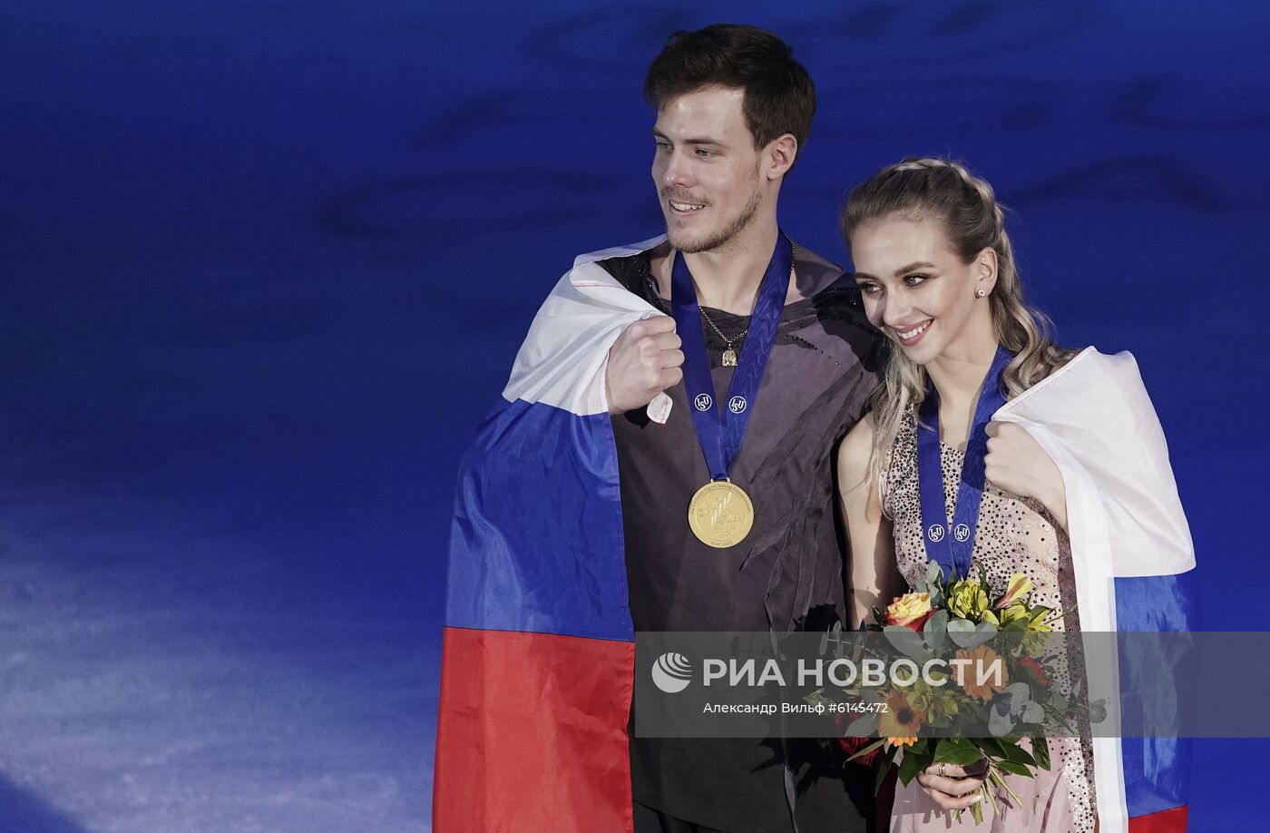 Фигурное катание. Чемпионат Европы. Танцы. Церемония награждения