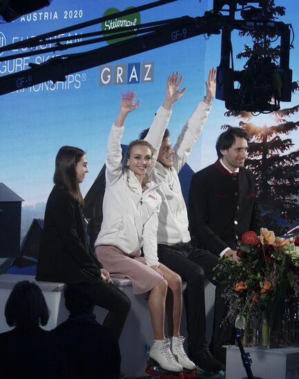 Фигурное катание. Чемпионат Европы. Танцы. Произвольная программа