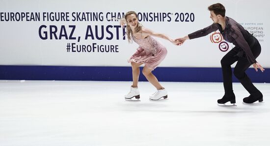 Фигурное катание. Чемпионат Европы. Танцы. Произвольная программа