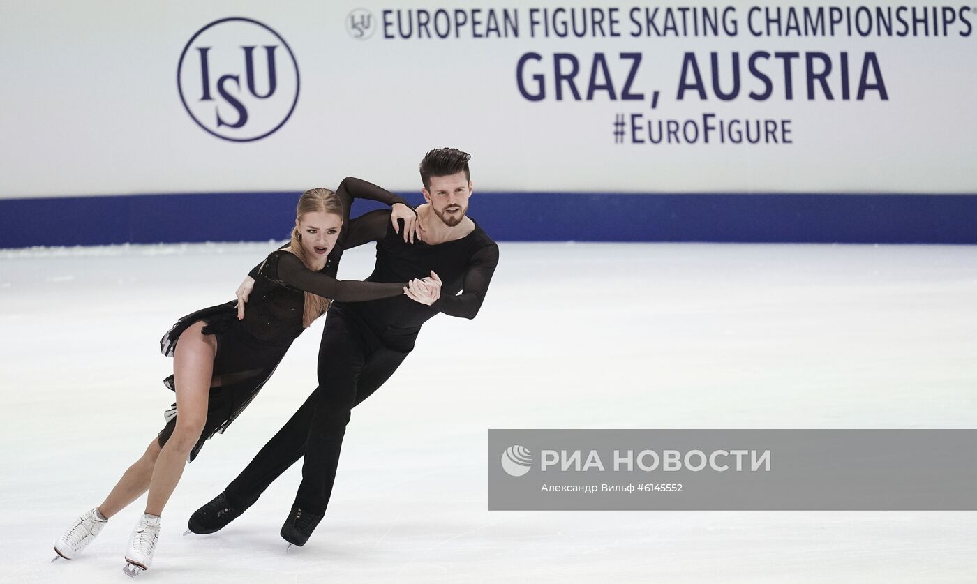 Фигурное катание. Чемпионат Европы. Танцы. Произвольная программа