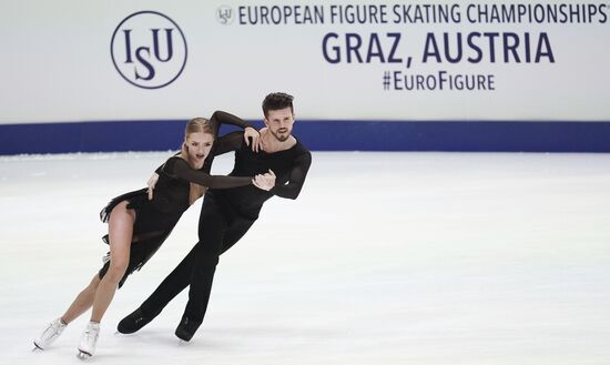 Фигурное катание. Чемпионат Европы. Танцы. Произвольная программа
