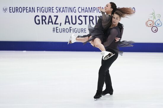 Фигурное катание. Чемпионат Европы. Танцы. Произвольная программа