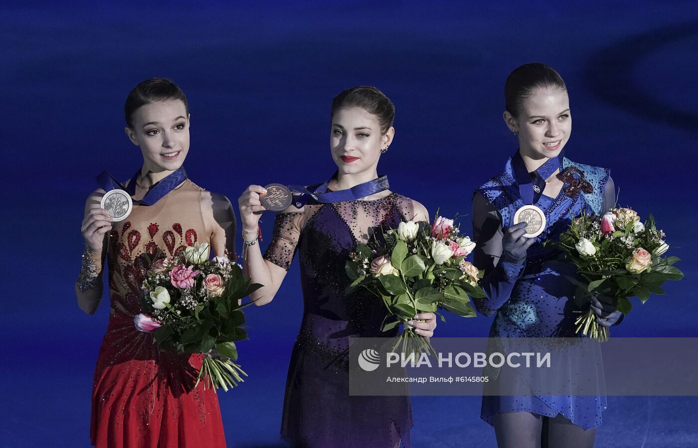 Фигурное катание. Чемпионат Европы. Женщины. Церемония награждения