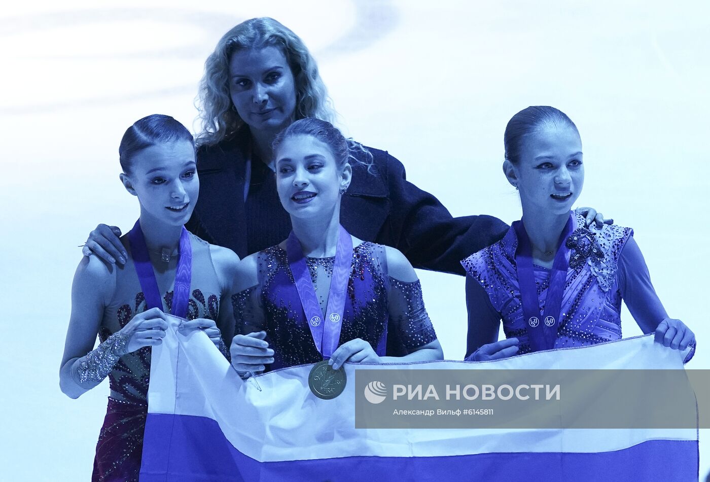 Фигурное катание. Чемпионат Европы. Женщины. Церемония награждения