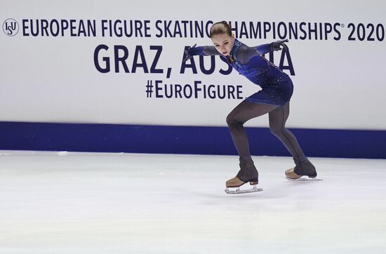Фигурное катание. Чемпионат Европы. Женщины. Произвольная программа