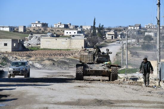 Ситуация в населенном пункте ад-Дейр аш-Шаркий в Сирии