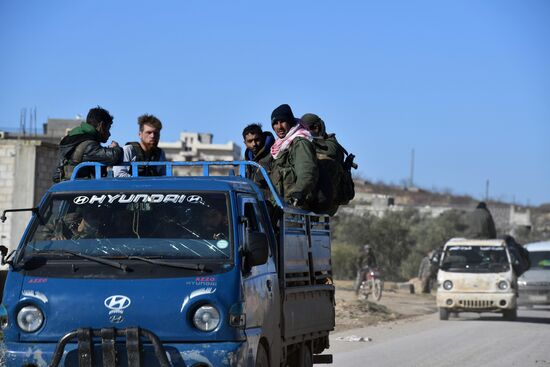 Ситуация в населенном пункте ад-Дейр аш-Шаркий в Сирии