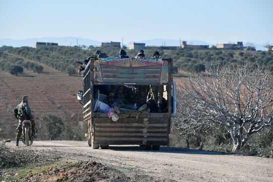 Ситуация в населенном пункте ад-Дейр аш-Шаркий в Сирии