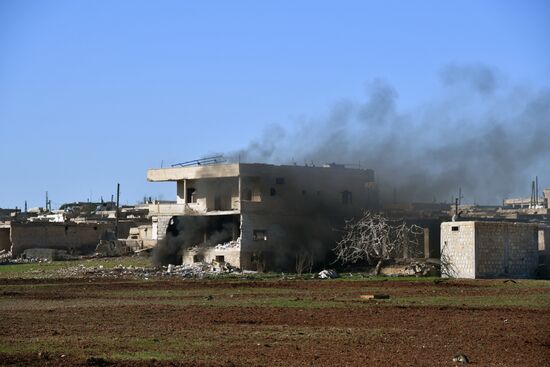 Ситуация в населенном пункте ад-Дейр аш-Шаркий в Сирии