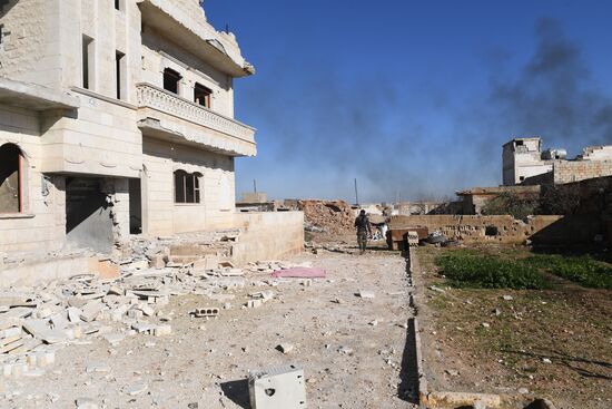 Ситуация в населенном пункте ад-Дейр аш-Шаркий в Сирии