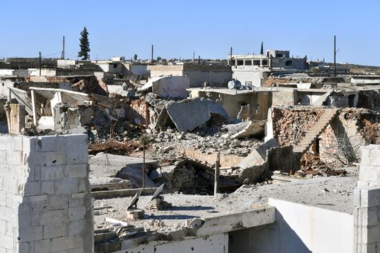 Ситуация в населенном пункте ад-Дейр аш-Шаркий в Сирии