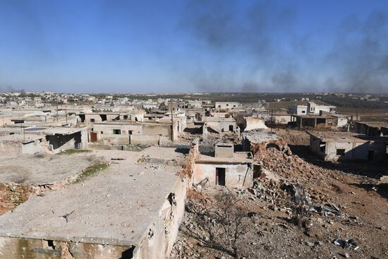 Ситуация в населенном пункте ад-Дейр аш-Шаркий в Сирии