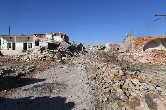 Ситуация в населенном пункте ад-Дейр аш-Шаркий в Сирии