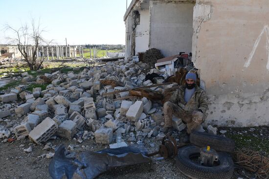 Ситуация в населенном пункте ад-Дейр аш-Шаркий в Сирии