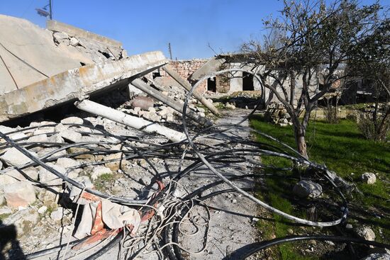 Ситуация в населенном пункте ад-Дейр аш-Шаркий в Сирии