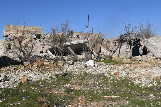 Ситуация в населенном пункте ад-Дейр аш-Шаркий в Сирии