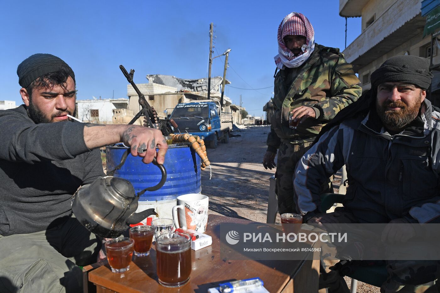 Ситуация в населенном пункте ад-Дейр аш-Шаркий в Сирии
