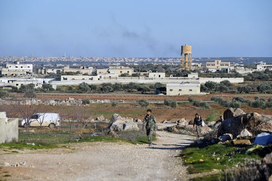 Ситуация в населенном пункте ад-Дейр аш-Шаркий в Сирии