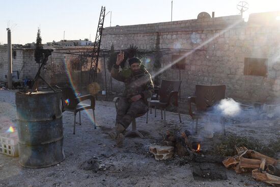 Ситуация в населенном пункте ад-Дейр аш-Шаркий в Сирии