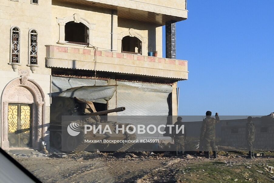 Ситуация в населенном пункте ад-Дейр аш-Шаркий в Сирии