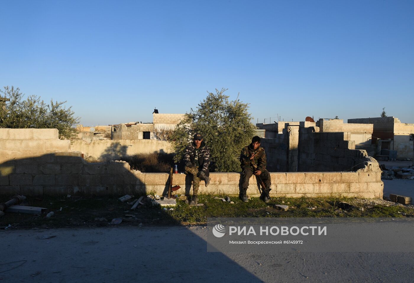 Ситуация в населенном пункте ад-Дейр аш-Шаркий в Сирии