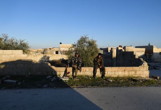 Ситуация в населенном пункте ад-Дейр аш-Шаркий в Сирии