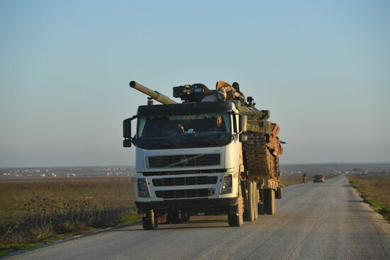 Ситуация в населенном пункте ад-Дейр аш-Шаркий в Сирии