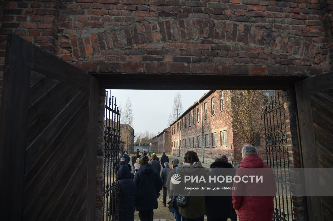 Встреча бывших узников Освенцима с журналистами