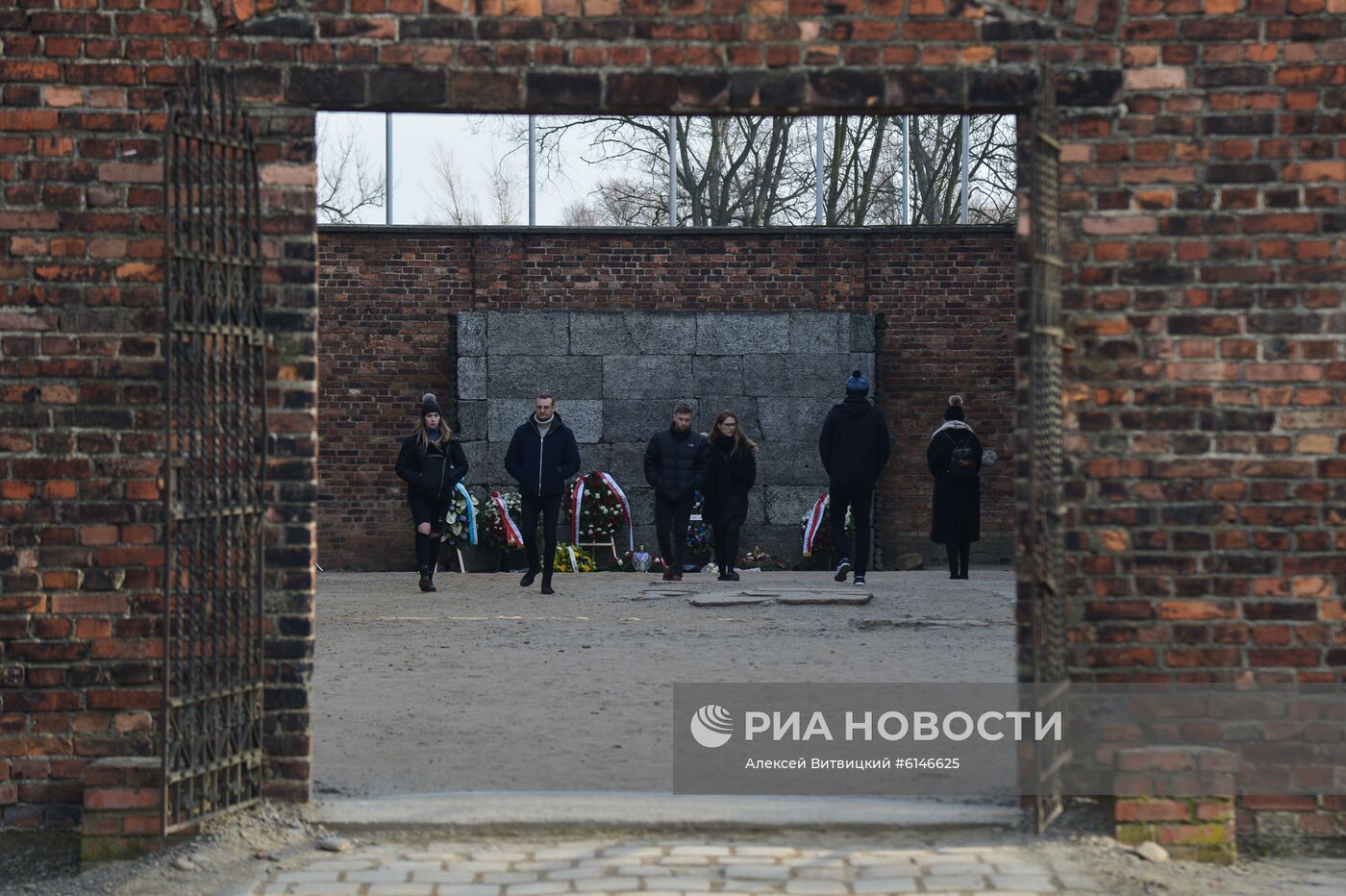 Встреча бывших узников Освенцима с журналистами