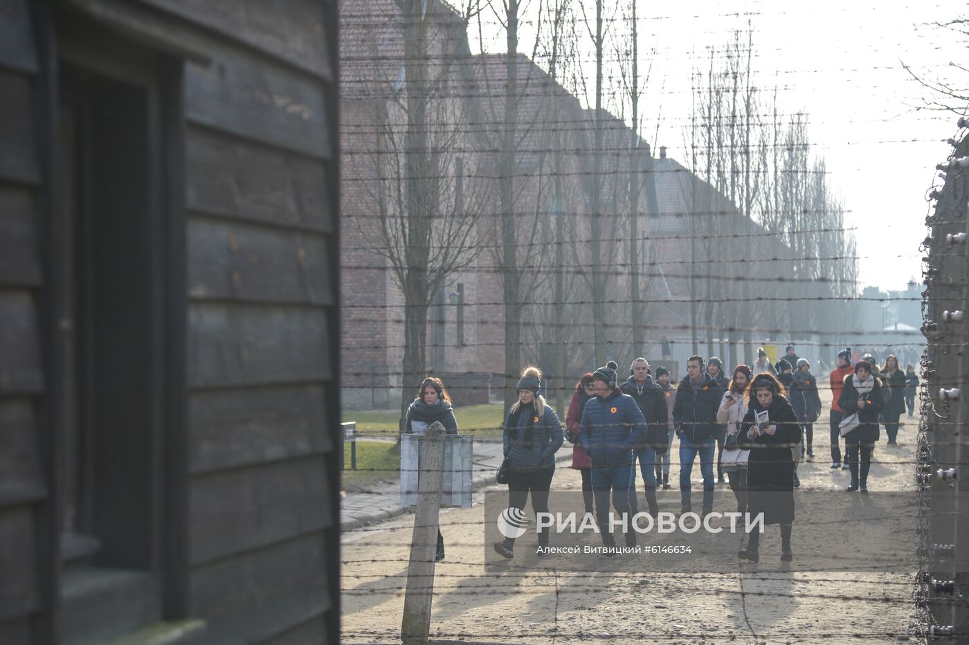 Встреча бывших узников Освенцима с журналистами