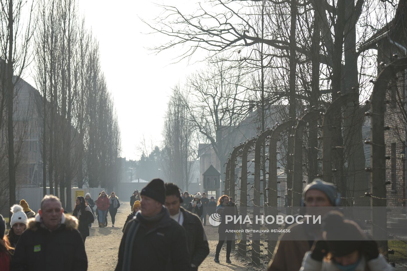 Встреча бывших узников Освенцима с журналистами