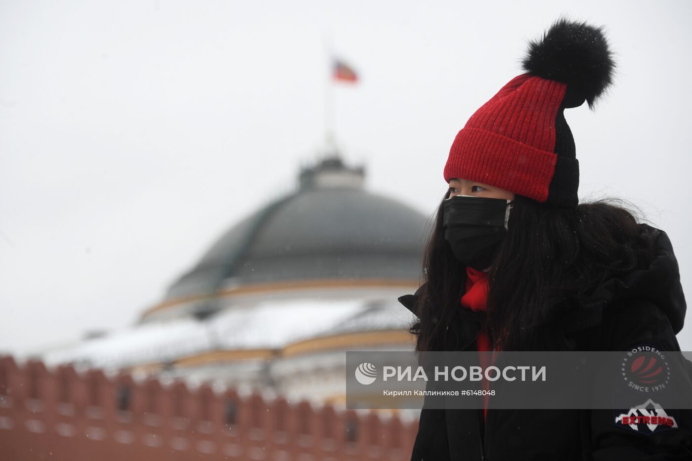 Иностранные туристы в Москве