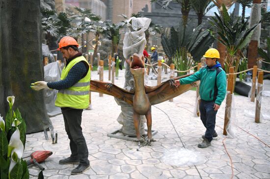 Строительство парка "Остров мечты"