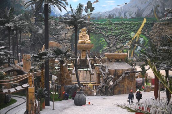 Строительство парка "Остров мечты"