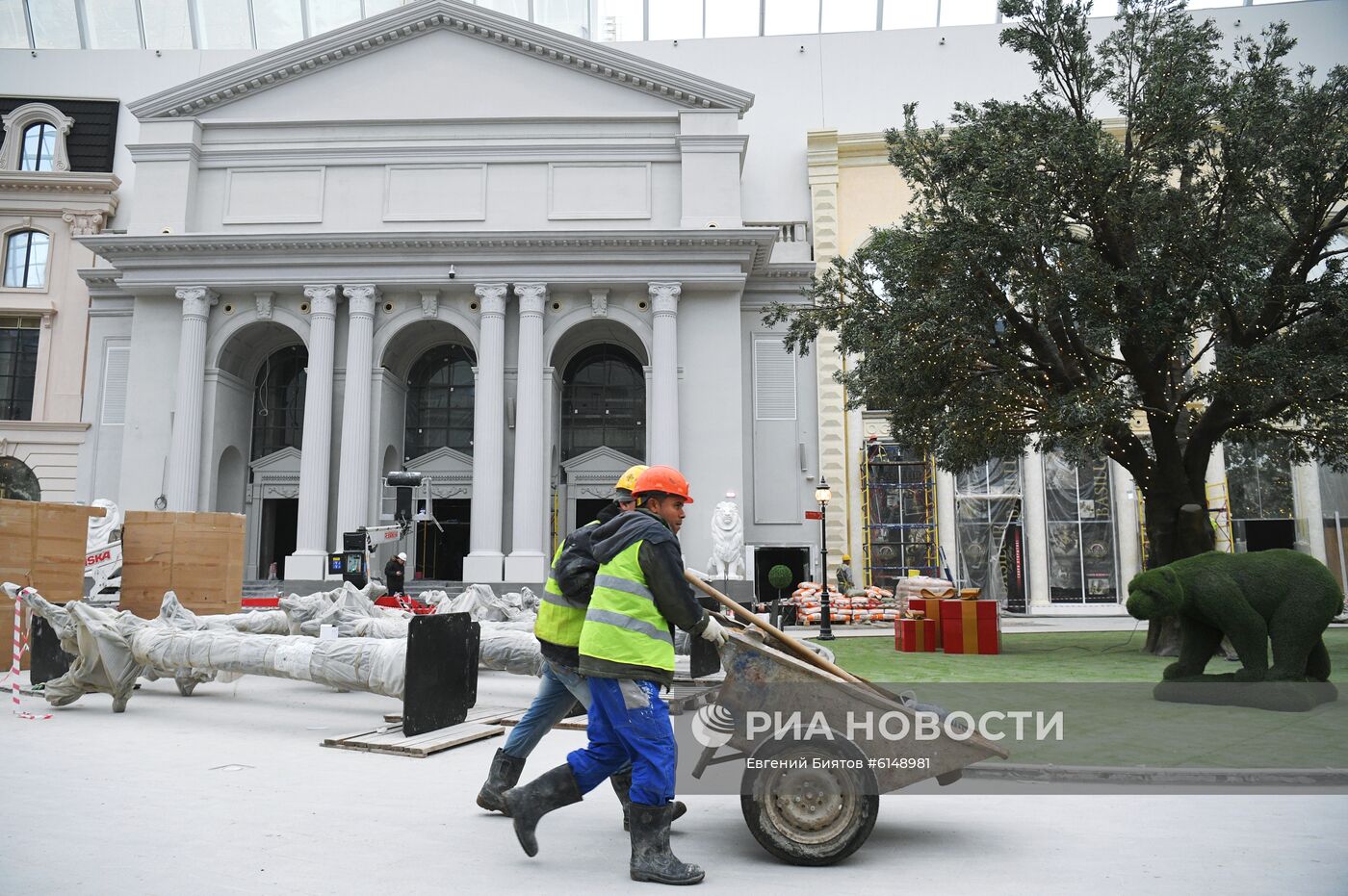 Строительство парка "Остров мечты"