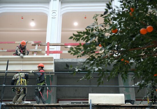 Строительство парка "Остров мечты"