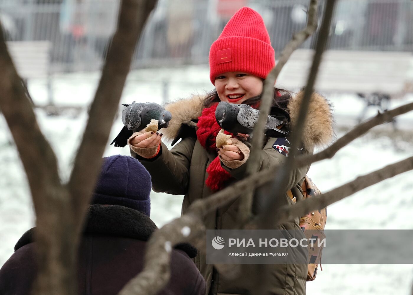 Иностранные туристы в Санкт-Петербурге